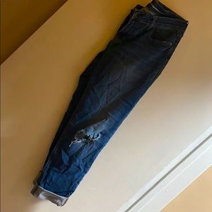 Old navy boyfriend rip jeans